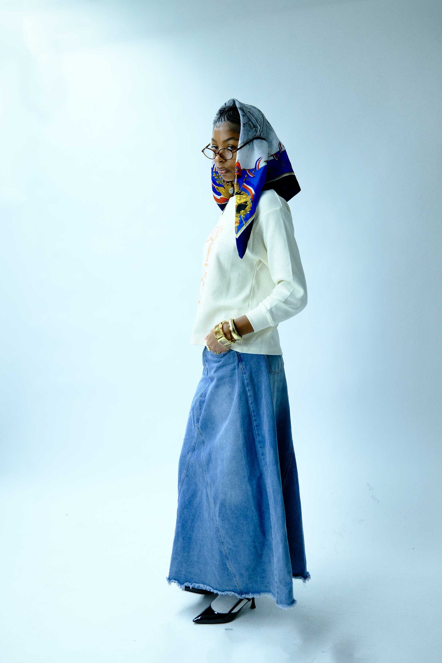 Happy To Serve NY Waffle Knit